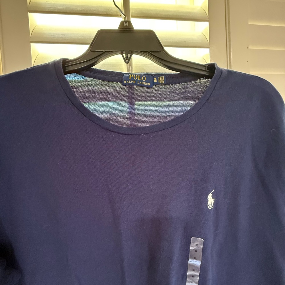 Polo by Ralph Lauren Men's Navy Blue Shirt